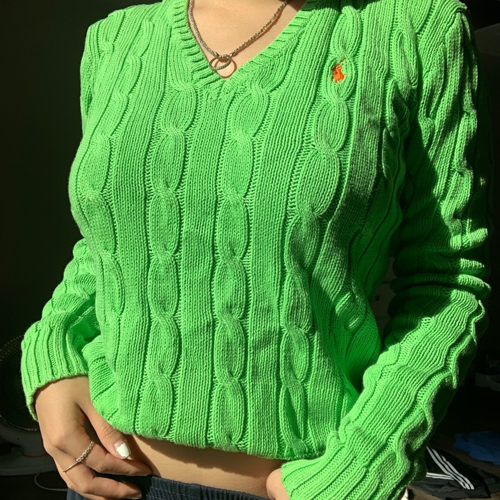 Ralph lauren Polo green sweater